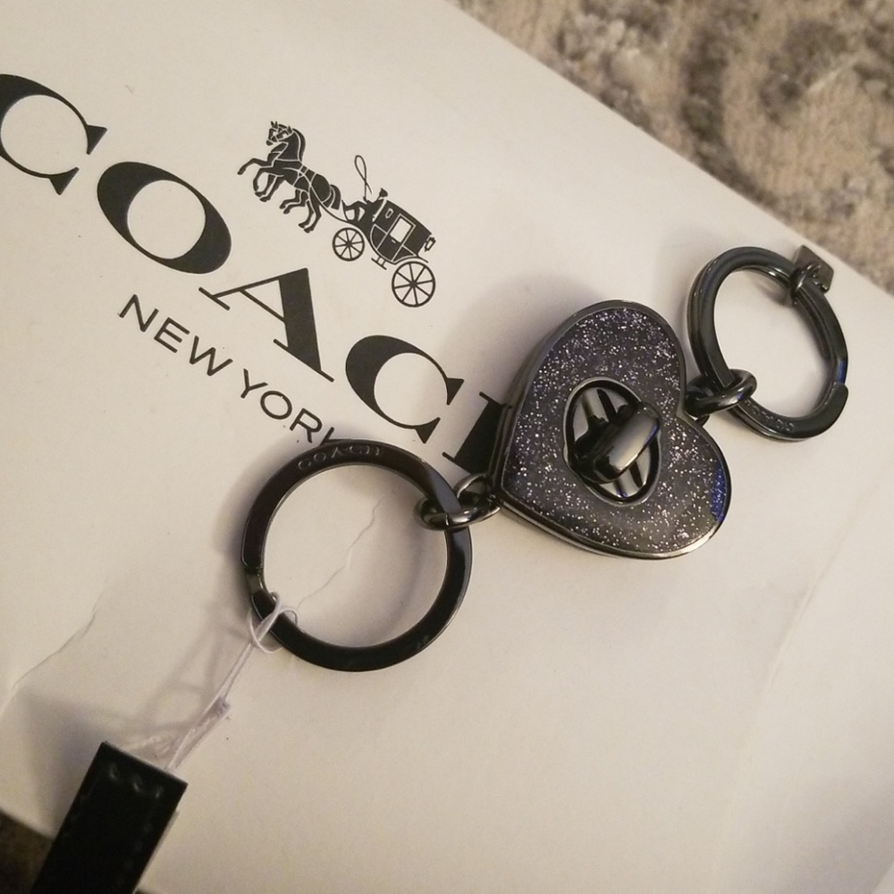 NWT Coach keychain